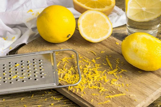 Was ist Zitronenschale?